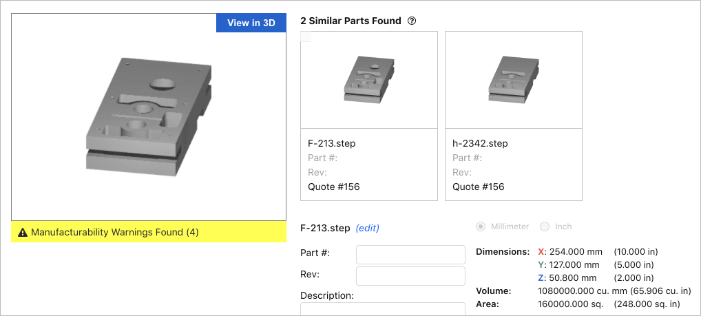 Similar Parts Search Improvements in Paperless Parts