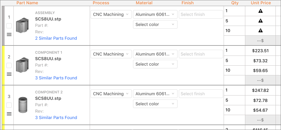 Upload .STEP assemblies in Paperless Parts