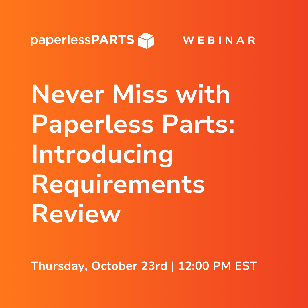 Requirements Review Launch Webinar