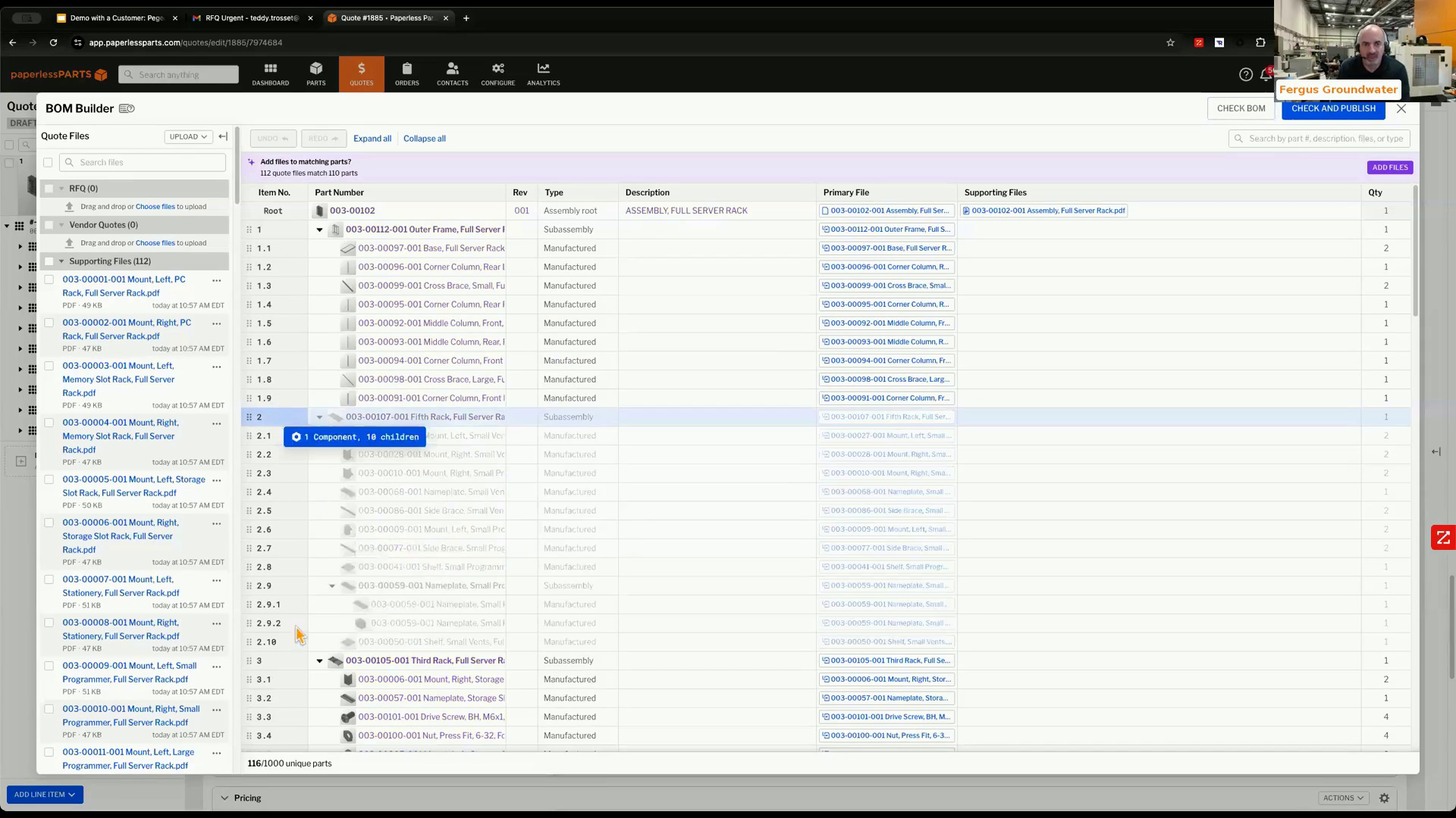 Customer Demo: Pegen Industries Quotes Smarter with Paperless Parts