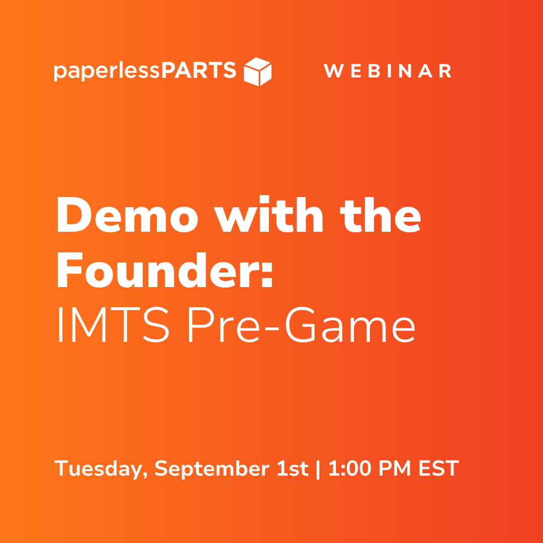 Demo with the Founder: IMTS Pre-Game