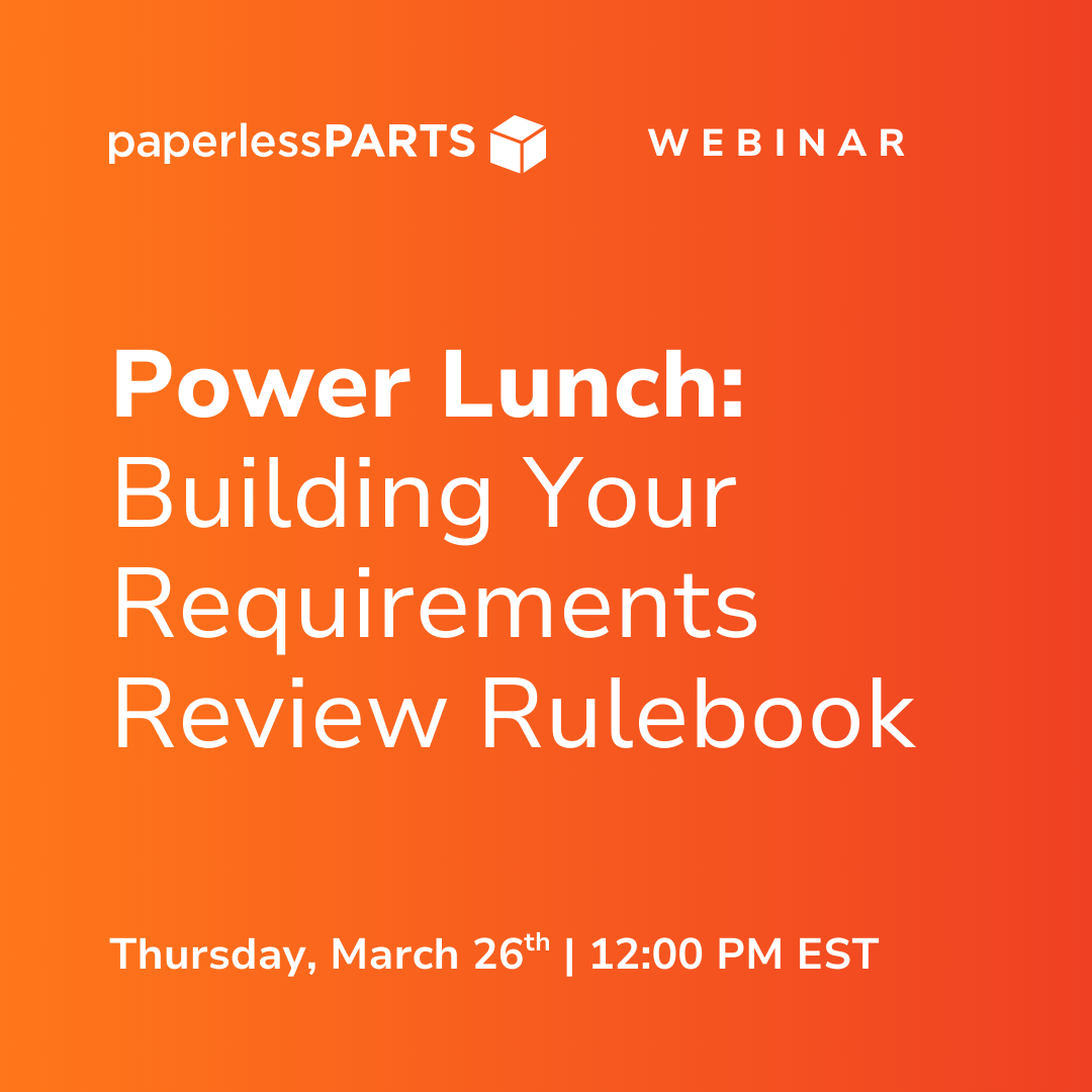Power Lunch Episode 39: Building Your Requirements Review Rulebook