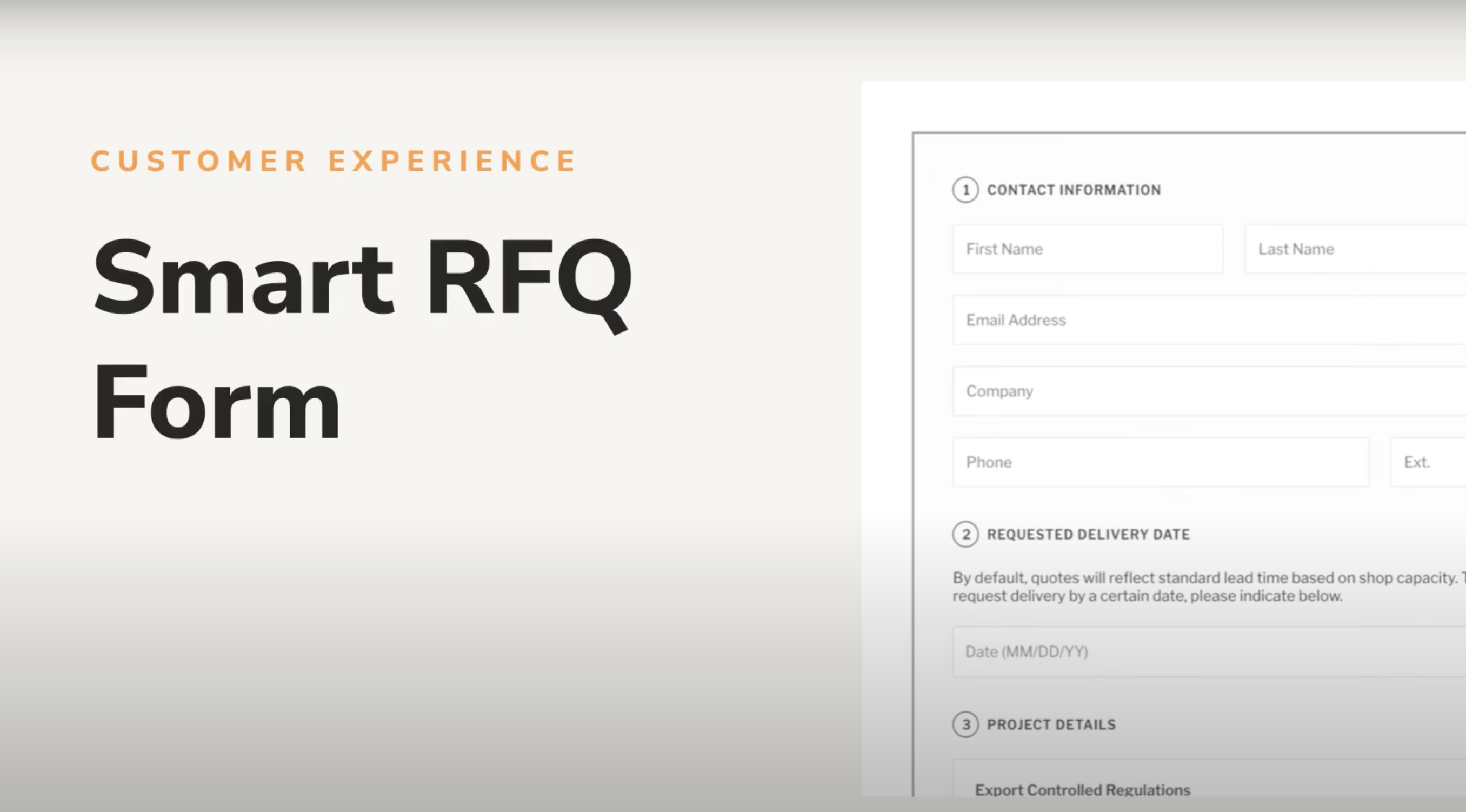 Smart RFQ Form
