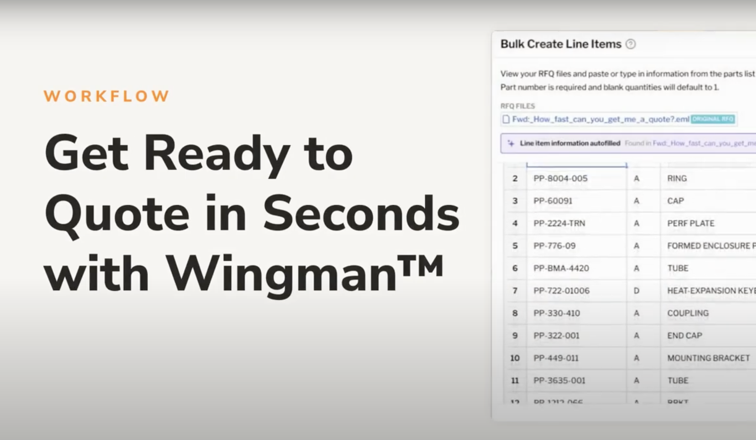 *Featured Demo* Paperless Parts&#8217; Wingman™ AI